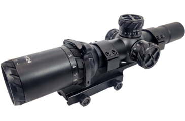 Image of Patriot Optics Valor Rifle Scope, 1-8x24mm, 30mm, Second Focal Plane, Illuminated Reticle, Matte Black, PO-S-1-8x24mmV
