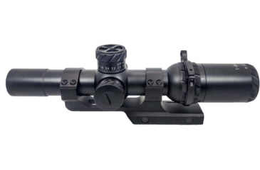 Image of Patriot Optics Valor Rifle Scope, 1-8x24mm, 30mm, Second Focal Plane, Illuminated Reticle, Matte Black, PO-S-1-8x24mmV