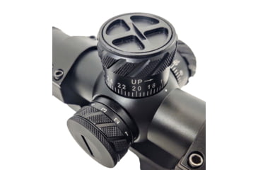 Image of Patriot Optics Valor Rifle Scope, 1-8x24mm, 30mm, Second Focal Plane, Illuminated Reticle, Matte Black, PO-S-1-8x24mmV