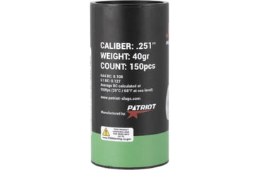 Image of Patriot Javelin Slug Gen 2 .251 Caliber 40 Grain Rifle Ammo, 150 Rounds, JAV101274