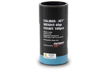 Image of Patriot Javelin Slug Gen 2, .301 Caliber, 60 Grain, JAV101282
