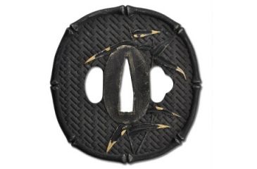 Image of Paul Chen Bamboo Mat Katana, HWS-2S steel blade, White Same handle with black cord wrap PC2438