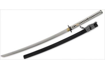 Image of Paul Chen Koi Katana, high carbon steel blade, Black rayskin handle PC2465