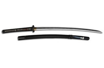 Image of Paul Chen Lion Katana, HWS-1S steel blade, White Same handle with black cord wrap PC2439