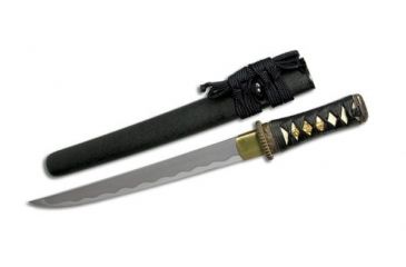 Image of Paul Chen Practical Plus Tanto, hand forged blade, tempered high carbon steel blade PC2259