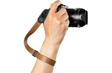 Image of Peak Design Cuff Leather Camera Strap Wrist, Brown, Standard, LRS-WR-BN-1