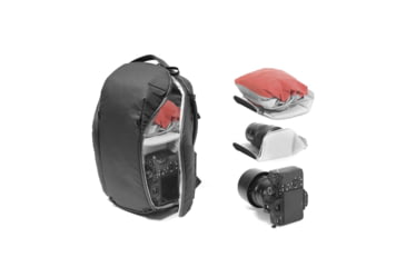 Image of Peak Design Everyday 20 Liters Zip Backpack, Black, BEDBZ-20-BK-2