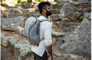Image of Peak Design Everyday Zip V2 Backpack, 20 Liters, Ash, BEDBZ-20-AS-3