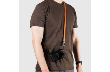 Image of Peak Design Form Leather Camera Strap, Amber, Long, LRS-L-AM-1