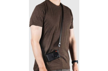 Image of Peak Design Form Leather Camera Strap, Black, Long, LRS-L-BK-1