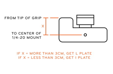Image of Peak Design Micro Clutch L-Plate, Plate, MC-L-1