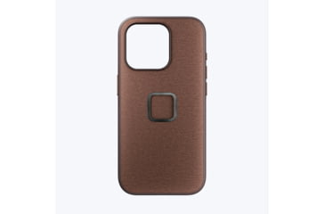 Image of Peak Design Mobile Everyday Fabric Case iPhone 15 Pro v2, Redwood, M-MC-BK-RD-2