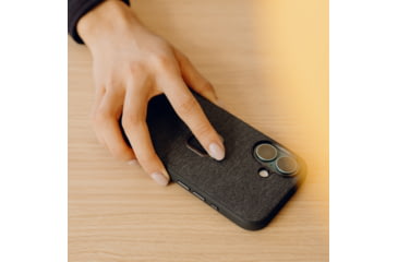 Image of Peak Design Mobile Everyday Fabric Case iPhone 16, Charcoal, M-MC-BS-CH-1