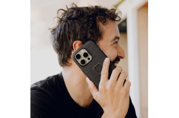 Image of Peak Design Mobile Everyday Fabric Case iPhone 16 Pro Max, Charcoal, M-MC-BV-CH-1