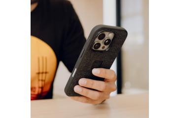 Image of Peak Design Mobile Everyday Fabric Case iPhone 16 Pro Max, Charcoal, M-MC-BV-CH-1