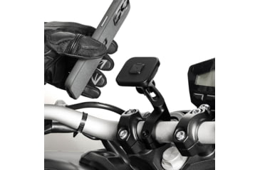 Image of Peak Design Motorcycle Bar Mount, Non-charging, Locking V2, Black, M-MM-AB-BK-2