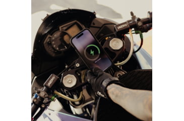 Image of Peak Design Motorcycle Stem Mount, Charging Qi2, Black, M-MM-AH-BK-1