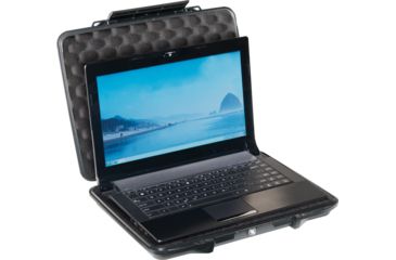 Image of Pelican 1085 Hardback Case w/ Pick n Pluck Foam for 14in Laptops, Black 1080-020-110