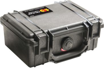 Image of Pelican 1120 Small Waterproof 7.46x4.96x3.33in Carry Case, Black, No Foam
