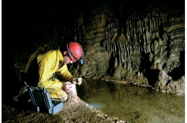 Image of Pelican 1150 Small Protector Case, Crushproof 8.49x5.99x3.75in Dry Box w/No Foam, Black, 1150-001-110