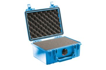 Image of Pelican 1150 Small Protector Case, Crushproof 8.49x5.99x3.75in Dry Box w/Foam, Blue, 1150-000-120