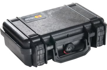 Image of Pelican 1170 Pistol Case With Custom Foam With Custom Foam, Watertight, Black, 1170-005-110