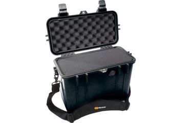 Image of Pelican 1430 Protector Medium Top Loader 17x9.6x13in Case, Black w/ Foam, 1430-000-110