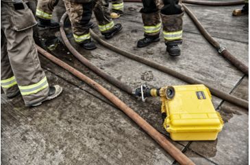 Image of Pelican 1450NF Protector Waterproof Crushproof Medium Case, Yellow - No Foam