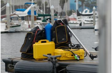Image of Pelican 1450NF Protector Waterproof Crushproof Medium Case, Yellow - No Foam