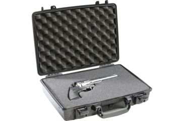 Image of Pelican 1470 Laptop Waterproof Laptop Case w/ Pick N Pluck Foam, Black 1470-000-110