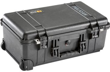 Image of Pelican 1510LFC Laptop Foam Case,19.75x11x7.6in,Foam,Lid Organizer,Black 1510-008-110