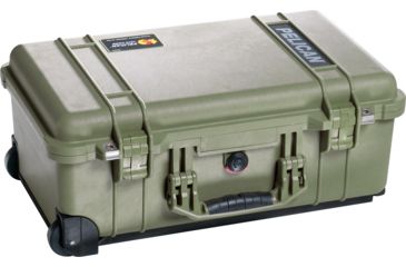 Image of Pelican 1510LOC Carry On Protector Case w/Laptop Sleeve, OD Green 1510-006-130