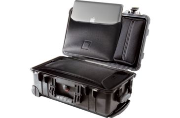 Image of Pelican 1510LOC Carry On Protector Case with Laptop Sleeve and Accessories Case, Black