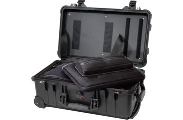 Image of Pelican 1510LOC Carry On Protector Case with Laptop Sleeve and Accessories Case, Black