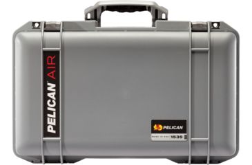 Image of Pelican 1535 Air Protector Case, no Foam, Silver, 015350-0011-180