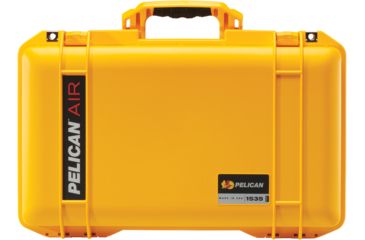 Image of Pelican 1535 Air Protector Case, no Foam, Yellow, 015350-0011-240