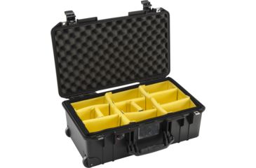 Image of Pelican 1535 Air Protector Case w/Padded Dividers, Black 015350-0041-110