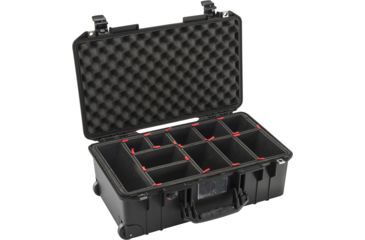 Image of Pelican 1535 Air Protector Case w/TrekPak Divider System, Black 015350-0051-110