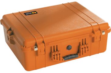 Image of Pelican 1600 Protector Pressurized 24x19x8in Case, Orange w/Foam 1600-000-150