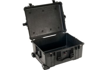 Image of Pelican 1610 Waterproof 25x20x12in Transport Case, Black w/Dividers