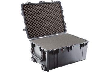 Image of Pelican 1630 Protector Large Watertight 31x24x17in Case, Black w/ Wheels, Foam 1630-000-110
