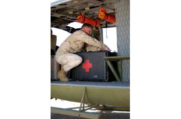 Image of Pelican 1650 Large Crushproof Wheeled Dry Case, 30.75x20.5x11.6in, Black, w/Foam, 1650-020-110