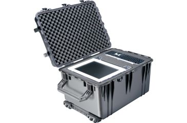 Image of Pelican 1660 Large Protector Watertight Hard Case, Black w/ Liner &amp; Foam 1660-020-110