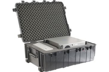 Image of Pelican 1730 Large Watertight Chemical Resistant Transport Case, Black w/ Liner &amp; Foam 1730-000-110