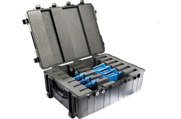 Image of Pelican 1730 Large Watertight Chemical Resistant Transport Case, Black w/ Liner &amp; Foam 1730-000-110