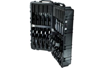 Image of Pelican 1780T Transport Watertight Case, w/ Liner &amp; Rifle Foam Cut, Black 1780-006-110