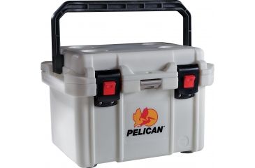Image of Pelican 20 Qt. Polyethylene Elite Cooler, Marine White 32-20Q-MC-WHT