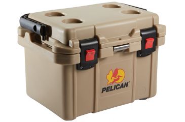 Image of Pelican 20 Qt. Polyethylene Elite Cooler, Outdoor Tan 32-20Q-OC-TAN