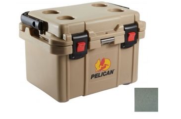 Image of Pelican 20Qt Elite Cooler,14.75x10x8.75in,Olive Drab 32-20Q-CC-OD