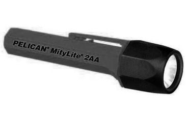Image of Pelican 2300 MityLite 2AA Xenon Flashlight, Color Pelican 2300 Mity-Lite Black Flash light